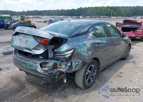 2025 Nissan Sentra Sv из США, поврежденный, VIN 3N1AB8CV4SY222007